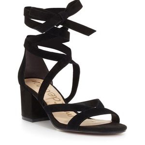 Sam Edelman Lace-Up Suede Sandal